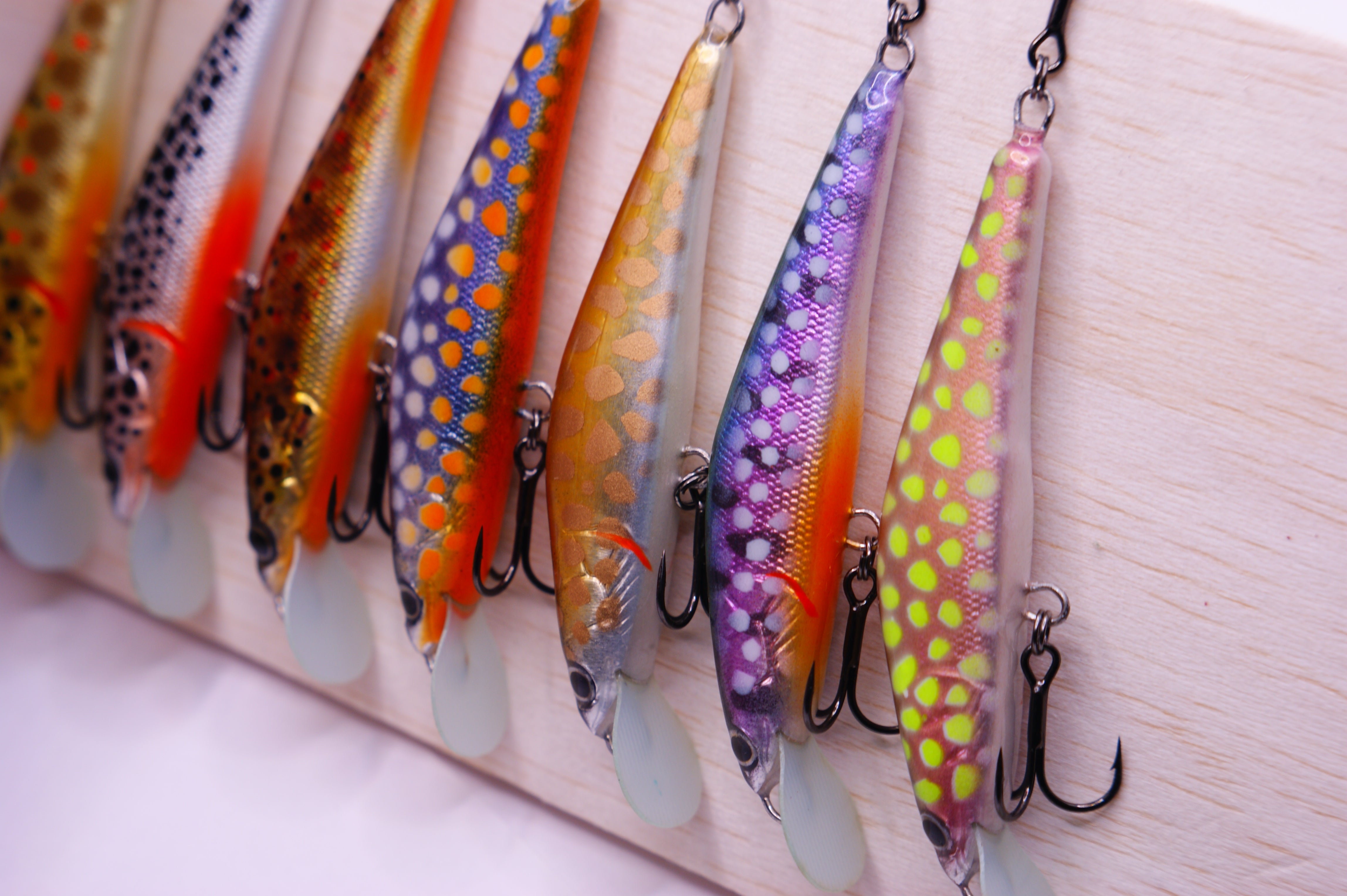 best homemade trout lures PAN Handmade 45mm 4g Sinking hand made lures | Crazy