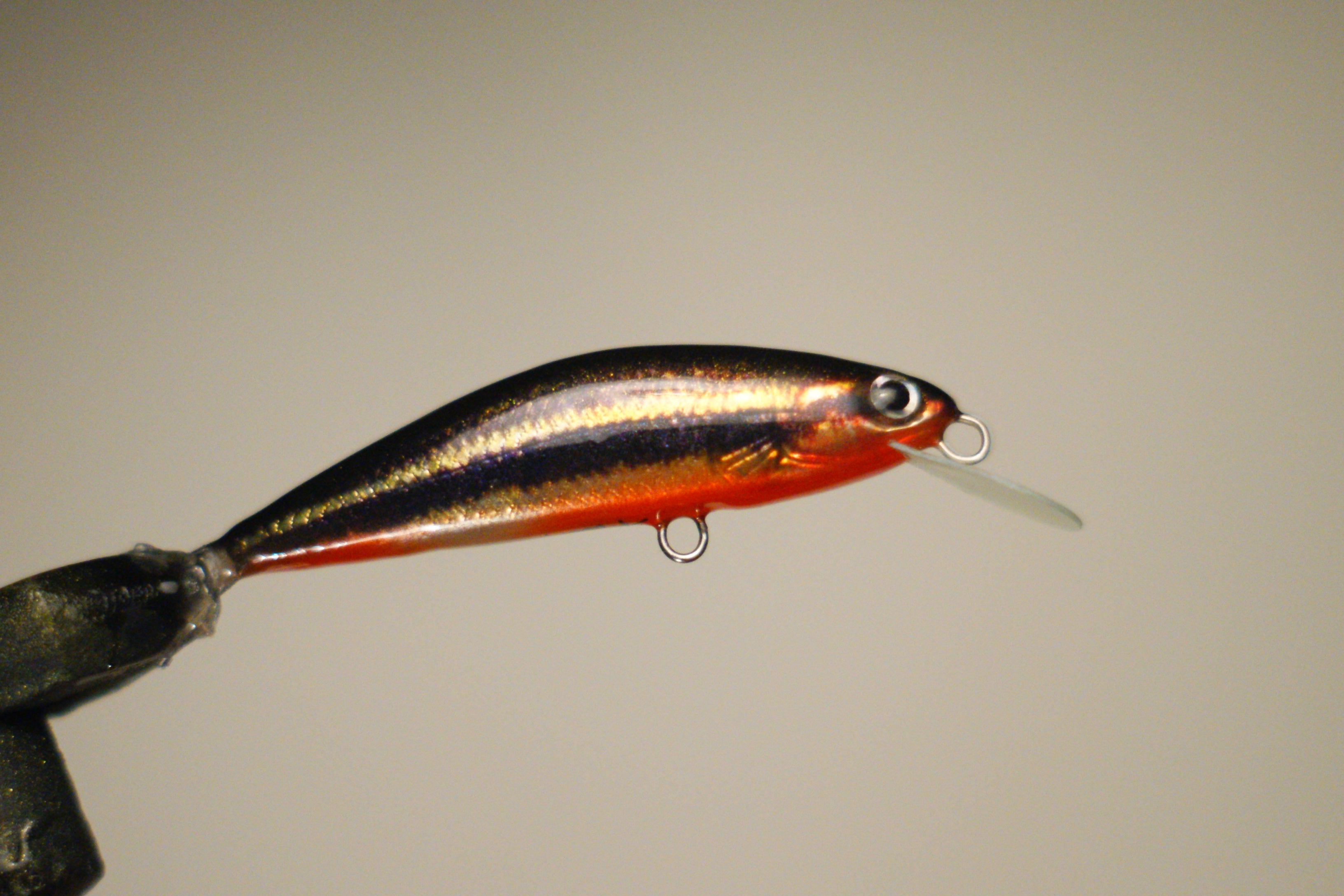 Black shiner minnow PAN Handmade LURES