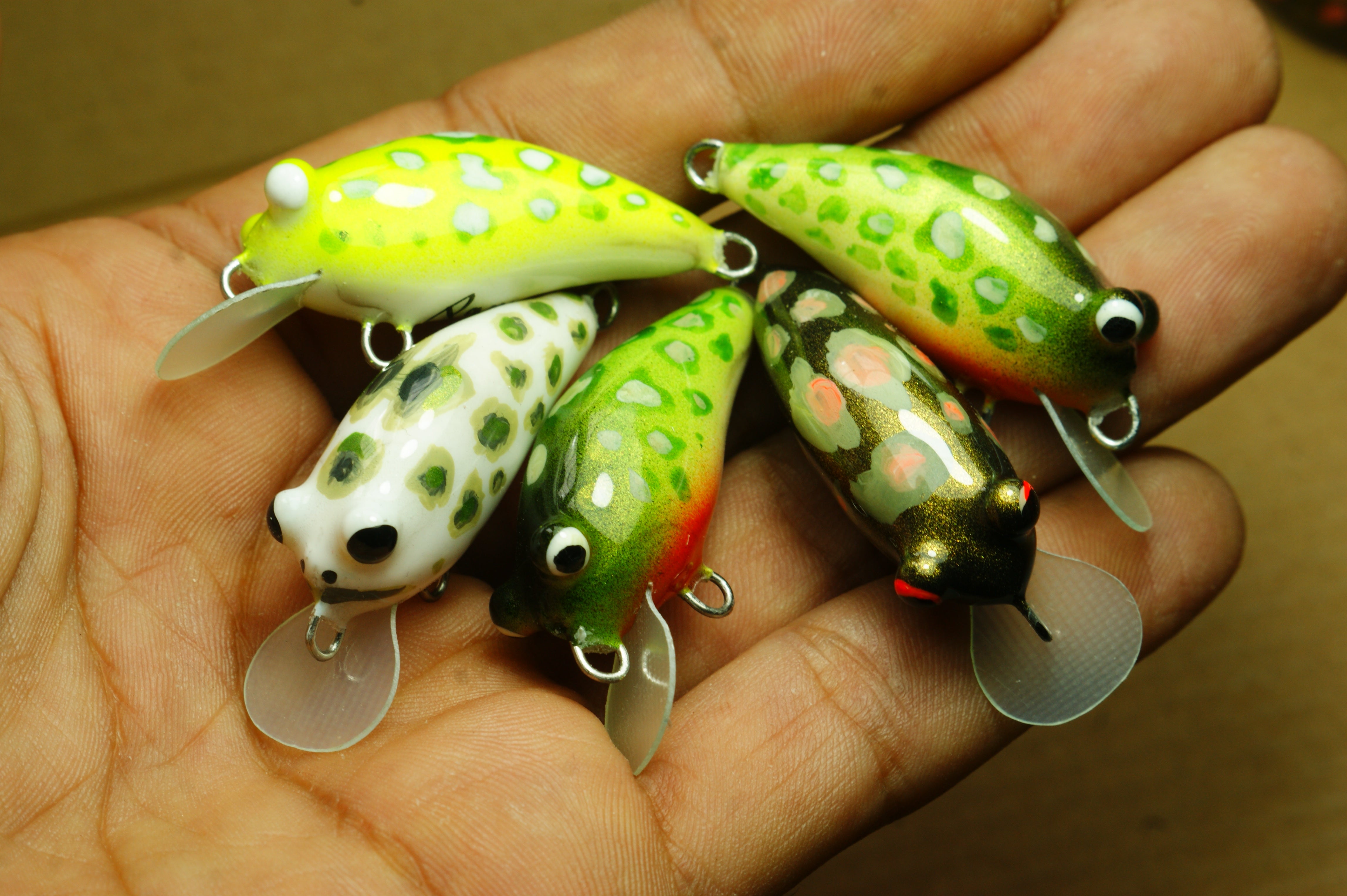 Frog 35 mm PAN Handmade LURES