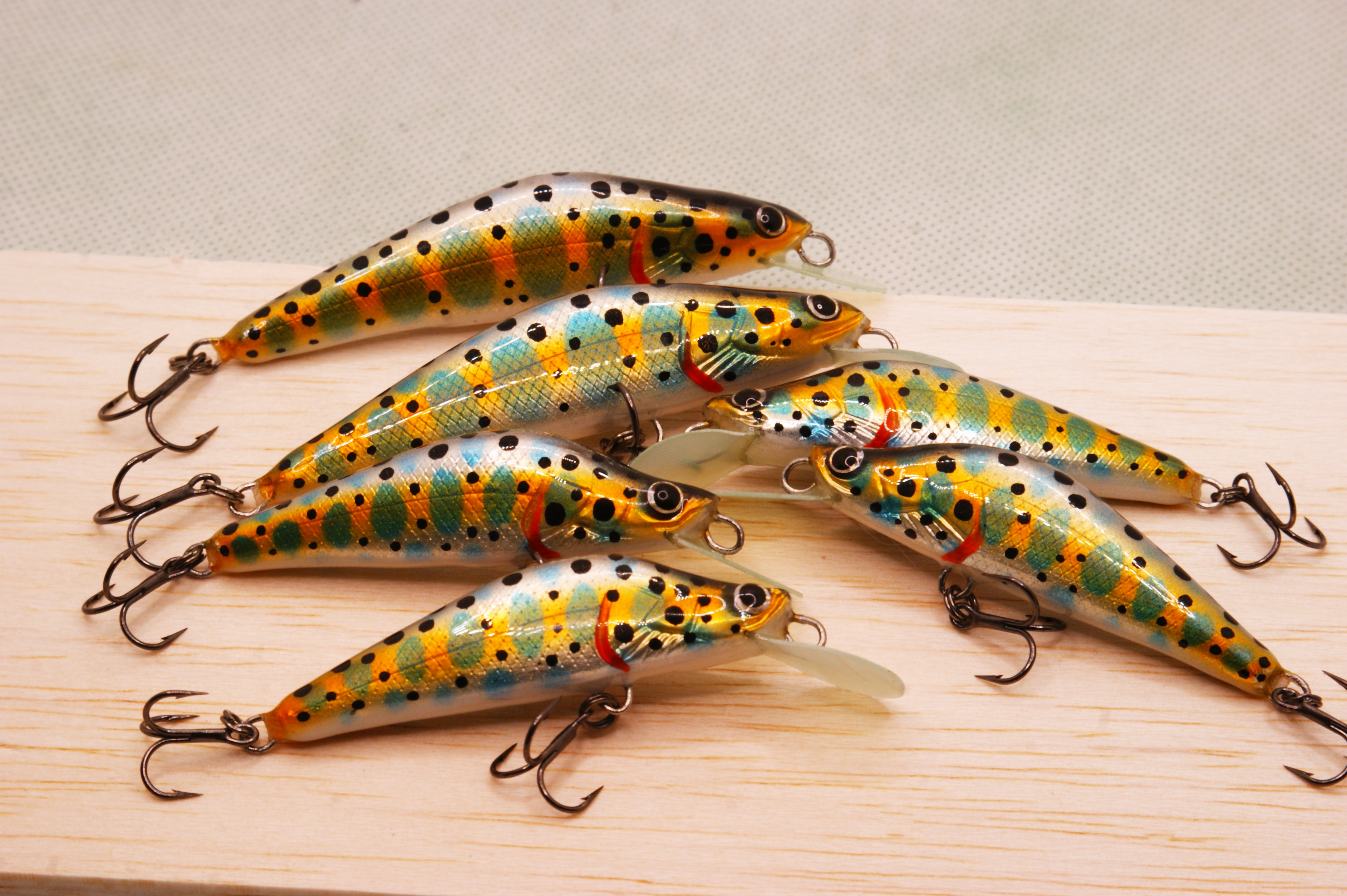 Trout Fishing Lure golden Sunset Handcrafted for Exceptional Fishing  Original Gift for Fishermen 