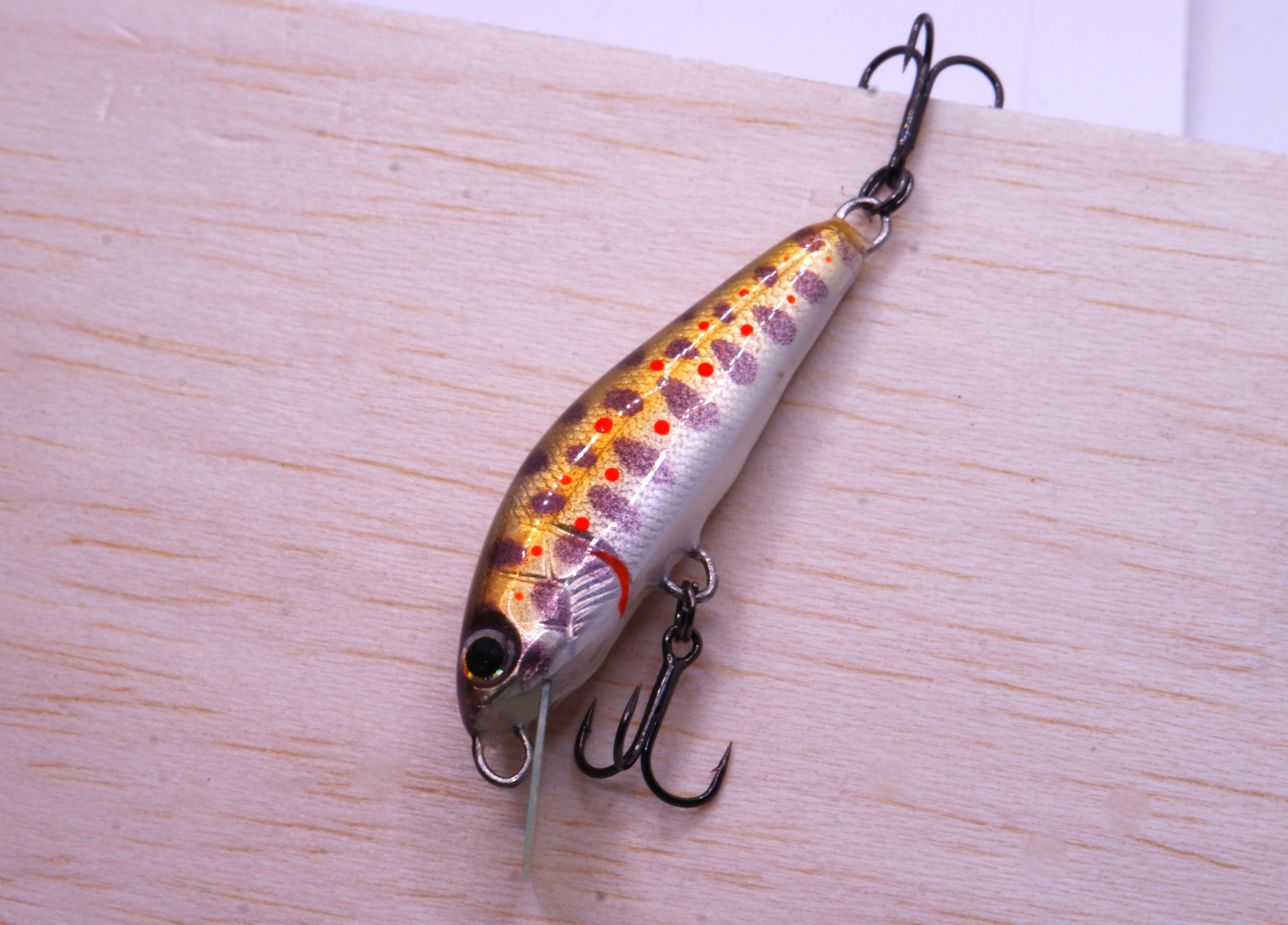 Orange & Purple yamame PAN Handmade LURES