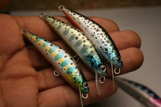 Minnow set 3x 60 mm