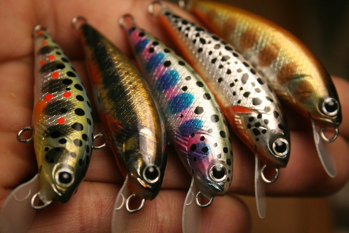 Trout set x 5 – PAN Handmade LURES