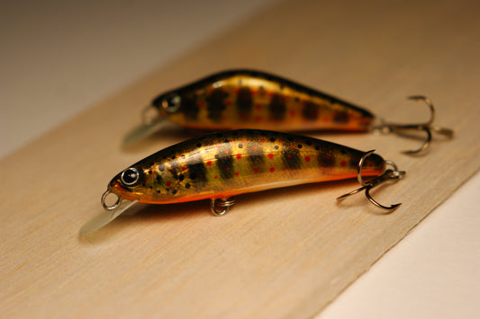 Trout lures 100% hand-made from balsa wood – PAN Handmade LURES
